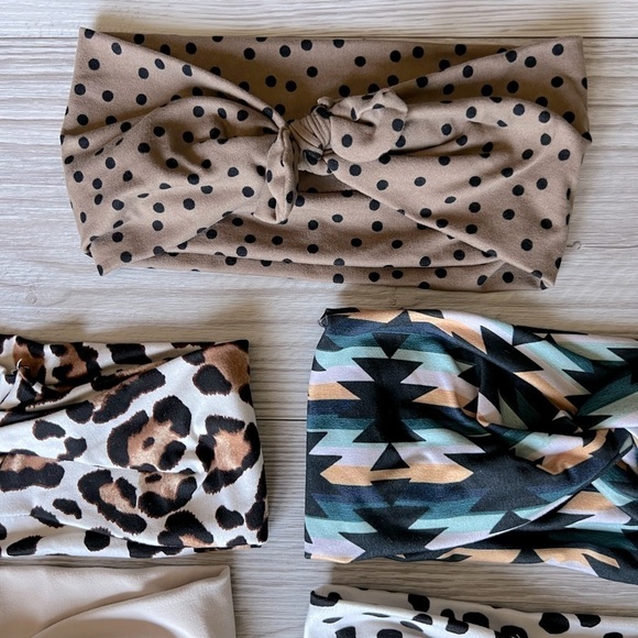BOLD headbands 9 prints and neutral colors EUC - Picture 4 of 12